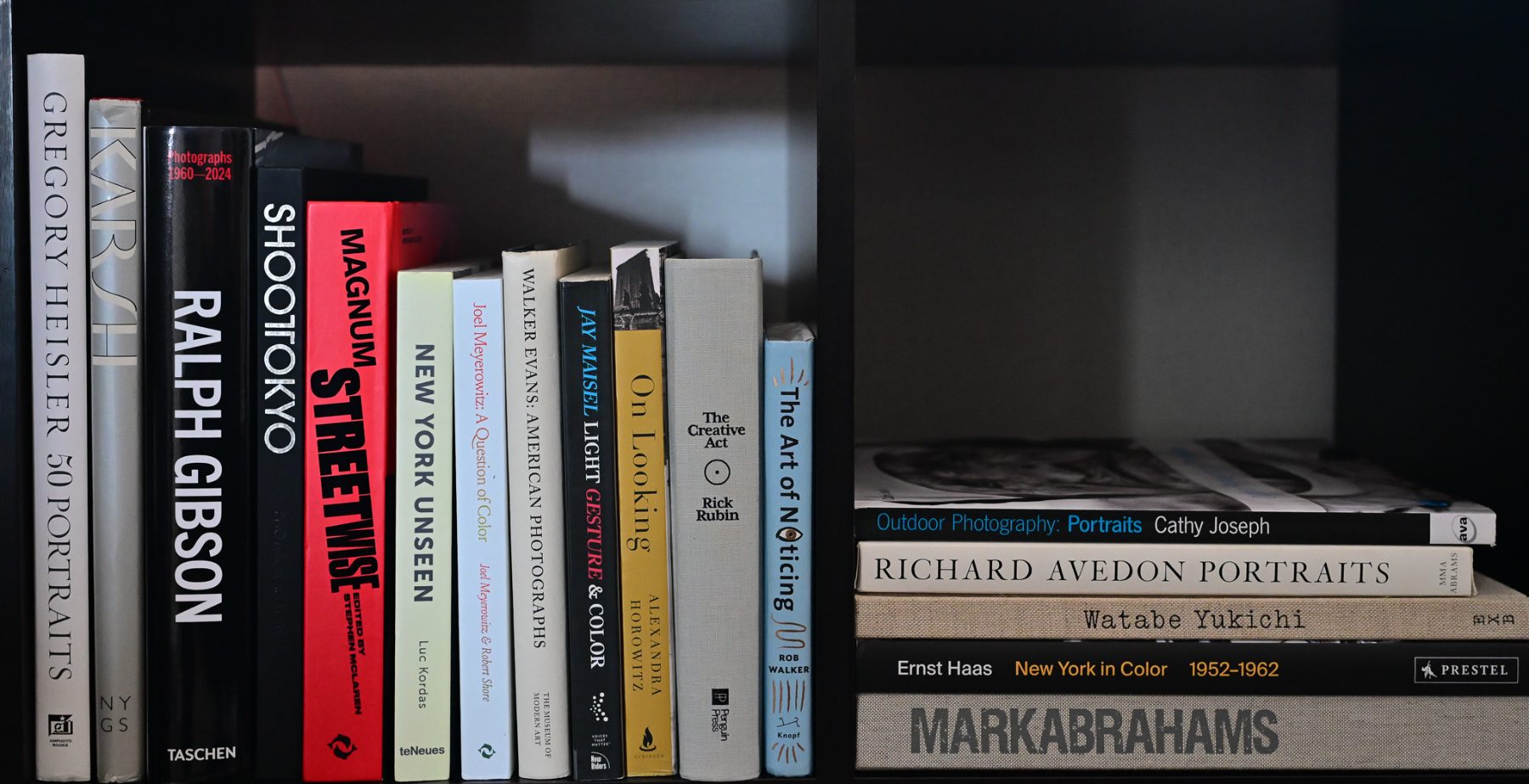 A shelf photographed by Thomas Alan Smilie